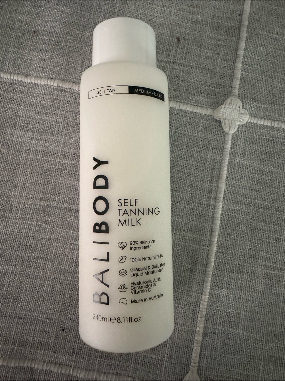 Bali Self Tanning Milk - White Bottle